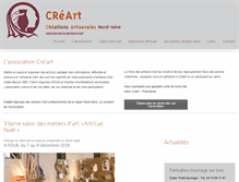 Tablet Screenshot of creart-artisans-art.org